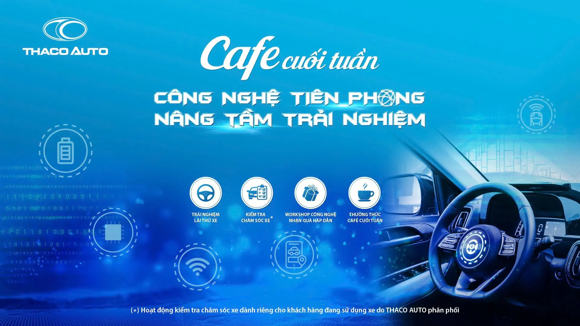 CÙNG THACO AUTO NÂNG TẦM TRẢI NGHIỆM VỚI CHƯƠNG TRÌNH “CAFE CUỐI TUẦN” CHỦ ĐỀ CÔNG NGHỆ